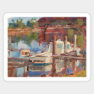 Camden Haven River reflections Sticker